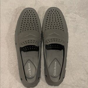 Club Room Men's Gray Perforated Loafers